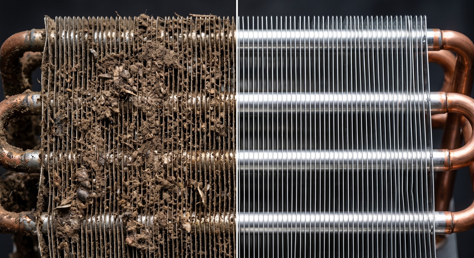 Coil kotor vs bersih